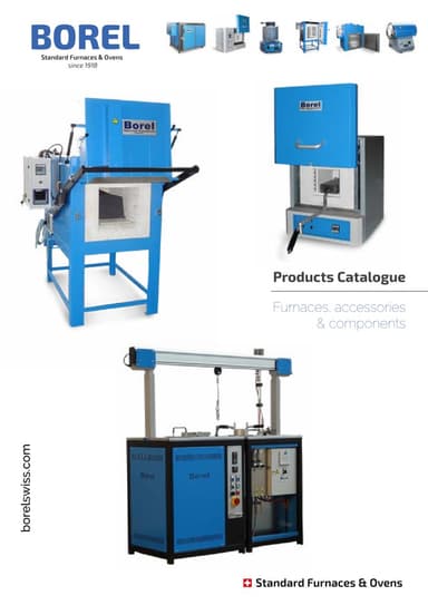Borel furnaces and ovens catalogue cover